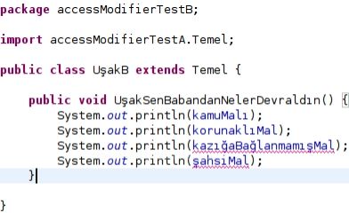 public, private, protected