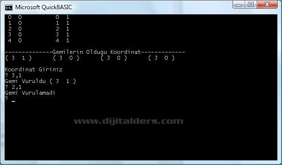 &Ccedil;ok Boyutlu Diziler