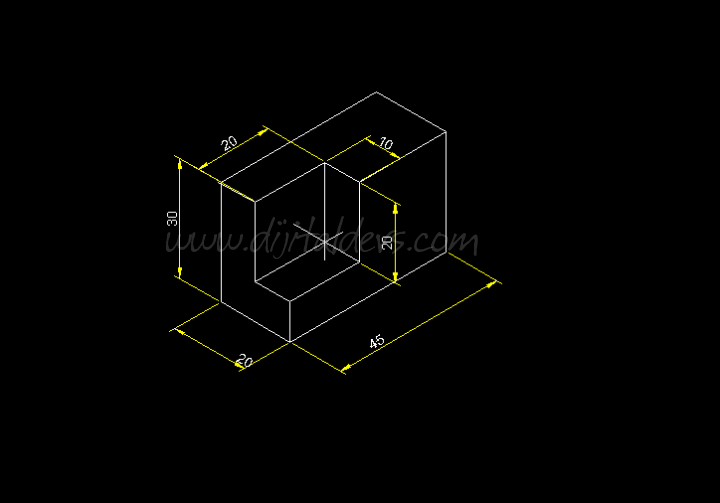 İzometric Şekil Çizimi 4