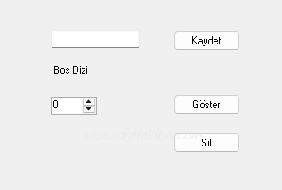 Array List Kullanımı